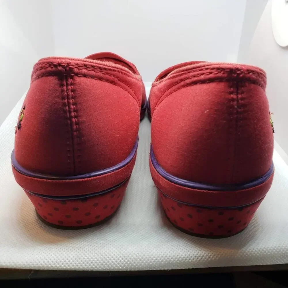 KEDS GRASSHOPPER Red Hat Society‎ canvas shoes 7.5